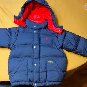 Boys Navy Polo winter jacket